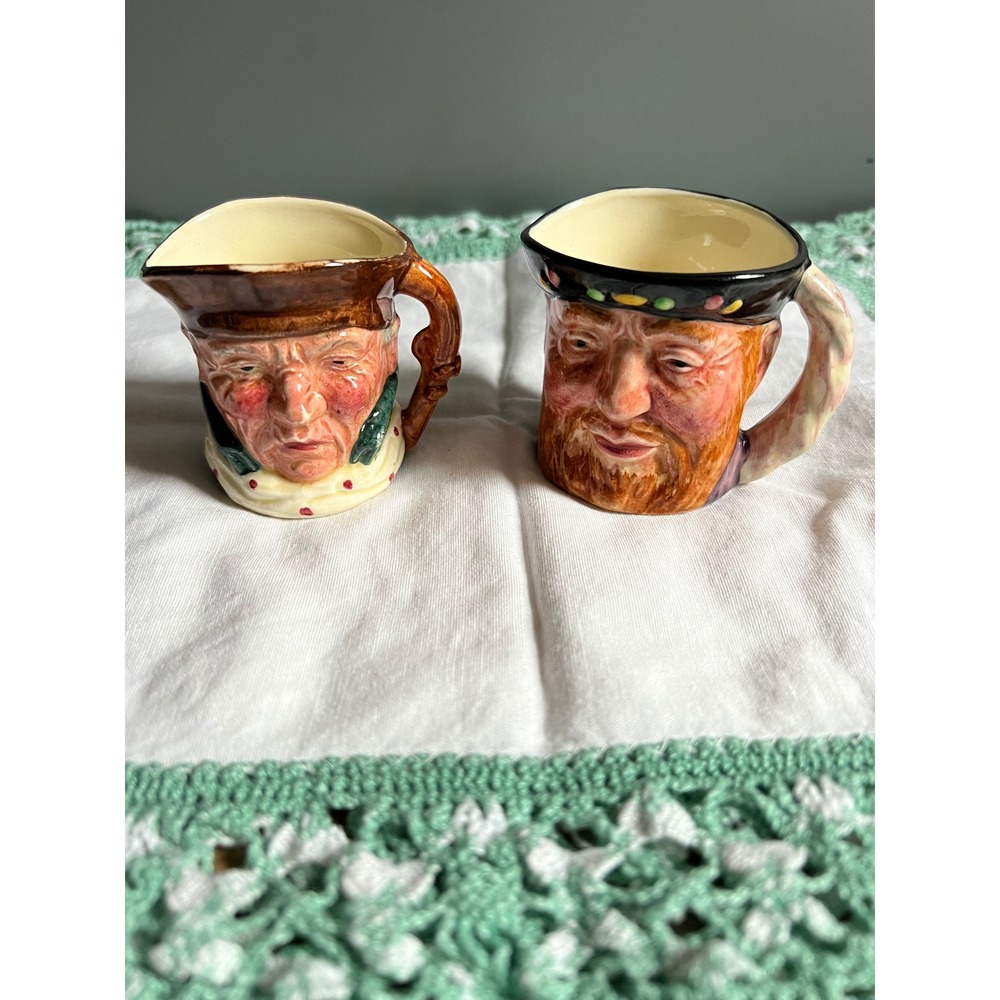 Lancasters Ltd Hanley England  Mini Toby Jugs Bluff King Hal Henry VIII Set of 2